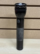 Mag-Lite 2-D Cell LED Flashlight Black 10" Ontario, California Made in USA