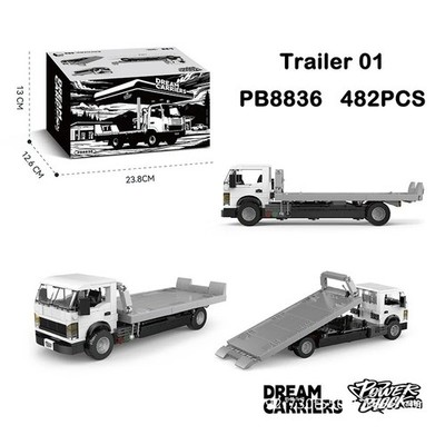 PowerBlock Trailer Abschleppwagen Transporter Building Set Speed Champions