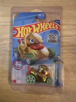HOT WHEELS Duck N' Roll Gold TH Treasure Hunt 2022 Factory Sealed With Protector