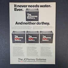 1979 JC Penney Maintenance-Free Car Batteries...