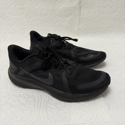 Nike Men's Quest 4 Running Shoes Black/Grey DA1105-002  Size 10