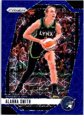 2024 Panini Prizm WNBA #111 Alanna Smith Blue Velocity Prizms