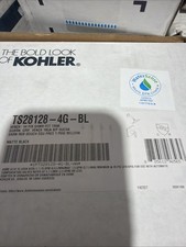 KOHLER Venza 1-Handle Shower Faucet Trim Kit Matte Black Valve Not Included