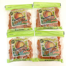 4 Pack Trader Joe's California Slab Apricots Dried Pitted No Sugar Added
