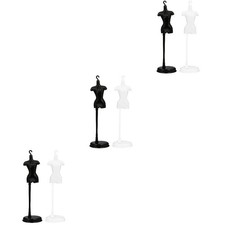 6 pcs  Mini Doll Dress Supporting Rack Mannequin Model Stand Accessories