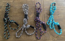 4ft USA MADE - K9 Dog Slip LEASH-crafted with high-grade Static climbing rope