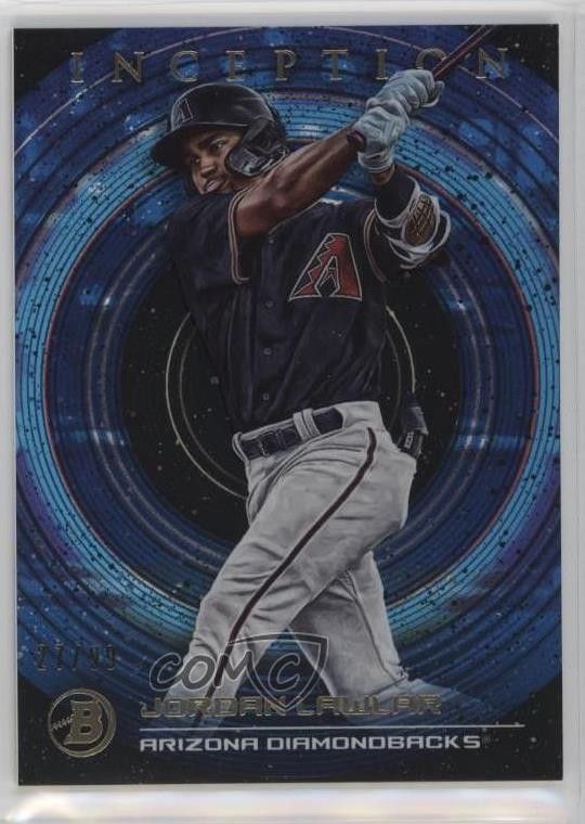2022 Bowman Inception Blue Foil Pattern II 27/99 Jordan Lawlar #64 06bg