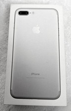 Apple iPhone 7 Plus Silver 128gb EMPTY BOX ONLY