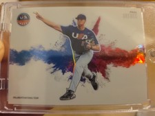 2026 Panini USA Baseball Stars & Stripes Prizm #6 Paul Skenes SSP Color Blast SP