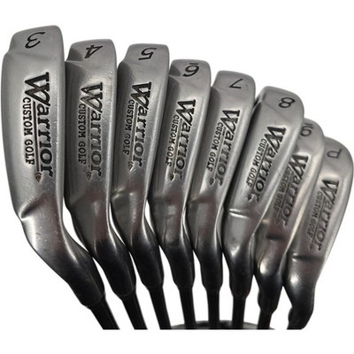 Warrior Custom Golf Club Iron Bundle 3-9+PW RH Men's Jumbo Max Arthritic Grips