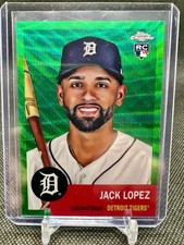 2022 Topps Chrome Platinum Anniversary - Jack Lopez Rookie Green Wave /99 RC