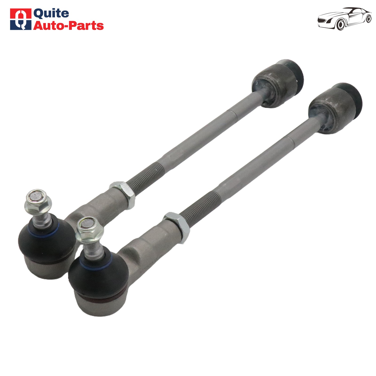Pair Outer Tie Rod End Kit For Fit Maserati GranTurismo GranCabrio Quattroporte