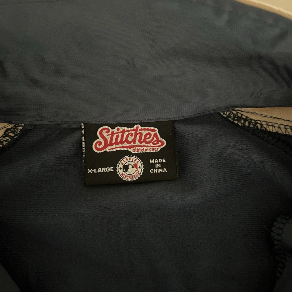 San Diego Padres Stitches Navy Full Zip Jacket Men's - Image 3 of 4