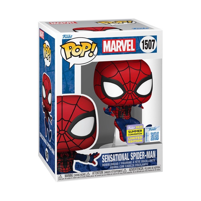 Funko POP! Marvel SENSATIONAL SPIDER-MAN Exclusive w/ Protector