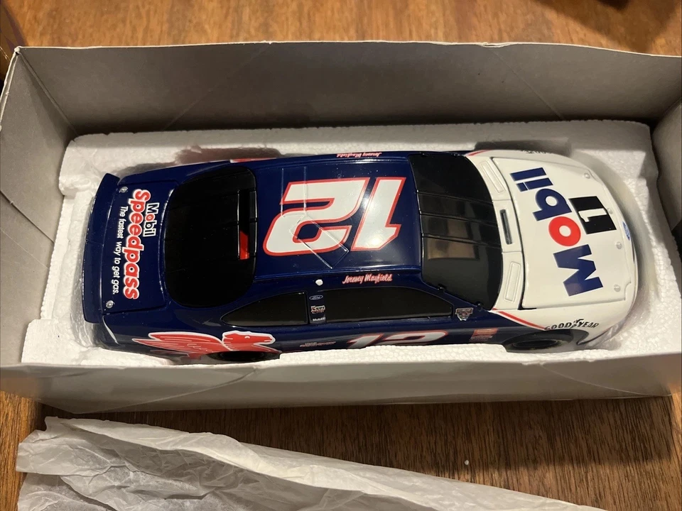 Action Jeremy Mayfield 1998 Mobil 1 Pocono 1st Win Ford Taurus 1/24 Nascar Model - Image 3 of 3