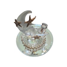 Vintage Mirrored Handmade Moon Stars Elephant...