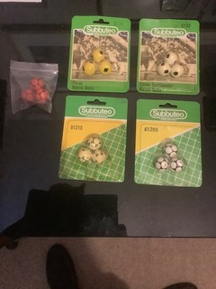 Subbuteo Table Soccer Football Collection inc. Adidas Tango and Diadora Samba