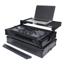 ProX X-DDJFLX4LTBL ATA Flight Case For Pioneer DDJ-FLX4 DDJ-SB3 DDJ-400 Black