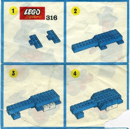 Lego Classic 316 Farm Tractor tractor de 1964 años 60 - Imagen 3 de 4