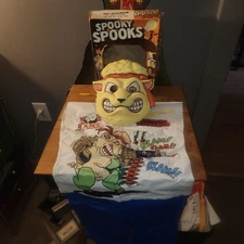 Vintage Halloween Costume Spooky Spoons SGT PULLOVER BARNYARD COMMANDOS RARE HTF