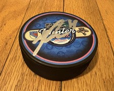 TAYLOR RADDYSH SIGNED NEW YORK RANGERS 2026 WINTER CLASSIC LOGO HOCKEY PUCK COA