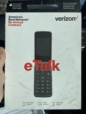 Verizon E-Talk Flip Phone Brand New in Sealed Retail Open Box Never Used