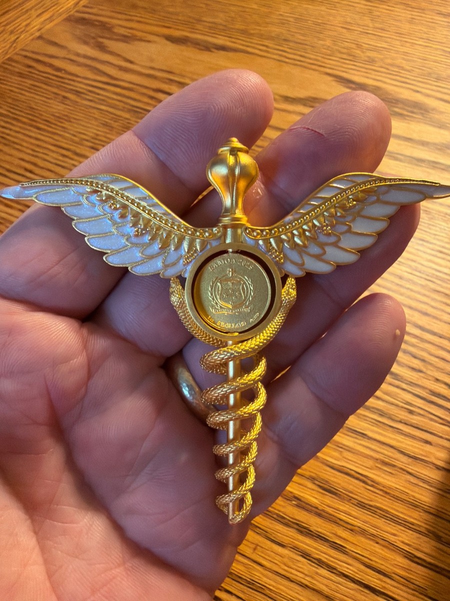 Staff of Hermes – Caduceus Silver Gilded Coin 2 Oz 2025 Bullion
