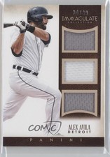 2014 Panini Immaculate Trios 34/49 Alex Avila #9 p1b