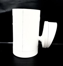 15 Degree Angle Wedge Mount Fitting Plate For Ring Stick Up Camera White