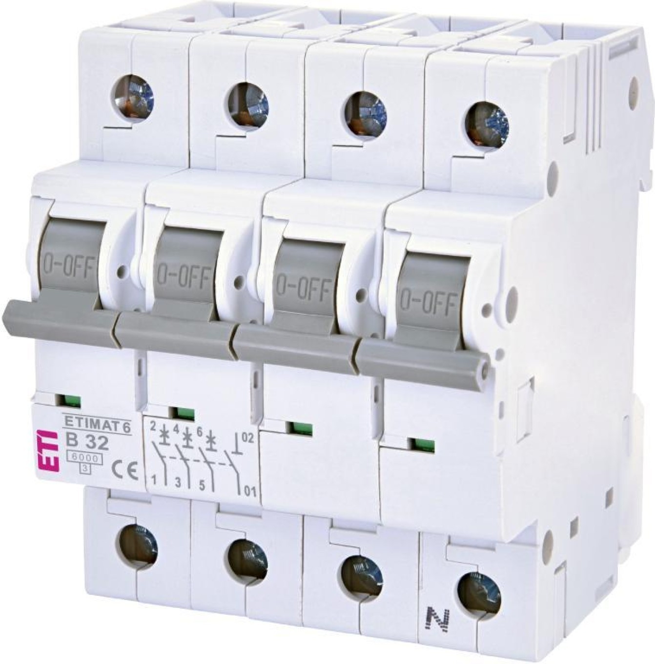 ETIMAT 6 overcurrent switch 3p + N B32 002116519 ASTI-ETIMAT 6