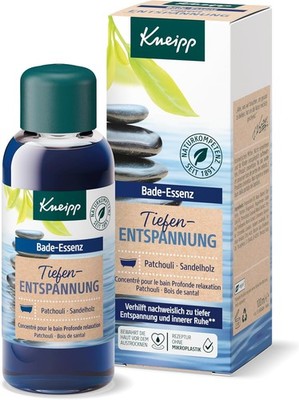 Kneipp Bade-Essenz Tiefenentspannung - Badeöl mit ätherischen Patchouliöl, 100ml