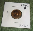 JB RFM 86456 Lincoln Wheat Cent 1946 D UNC Condition
