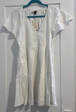 NWT Women’s Universal Threads White Skater Dress Size Small