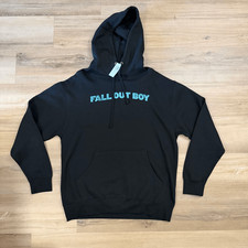 New Fall Out Boy Take This To Your Grave Black Hoodie Size Large Pop Punk Rock
