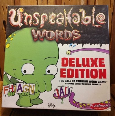 Unspeakable Words Deluxe Edition Word Game Cthulhu Playroom Entertainment
