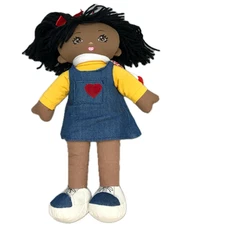 Vtg 1995 Rag Doll Well-Made Toy Sweetie Mine African American Girl Black Hair