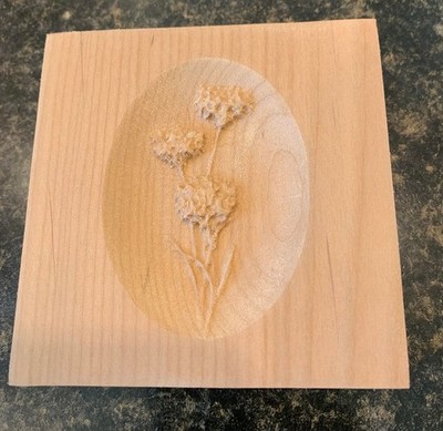 Cronflower Engraving Trim Wood Corner Trim Block Door Trim Block Window Trim