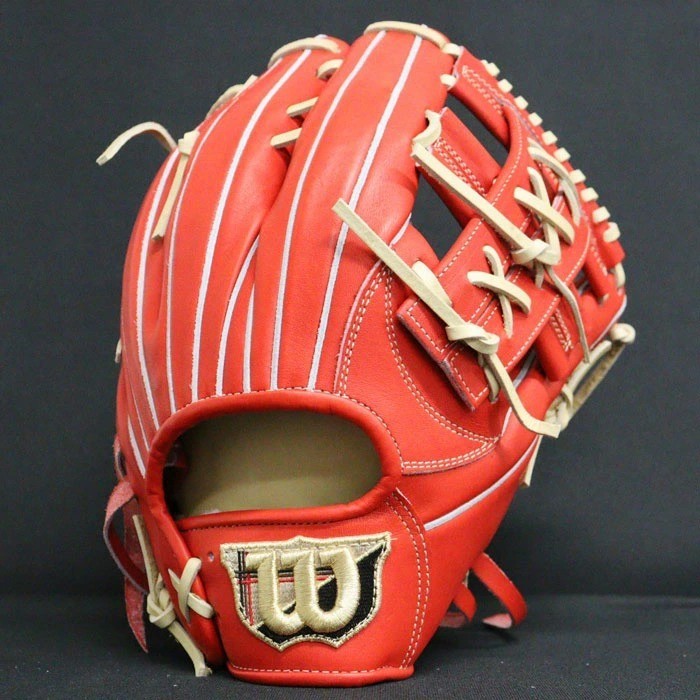 Wilson Real Glove 硬式グローブ レッド Wilson Staff DUAL Pro Stock 12 Infielder 1795 BaseBall Hard Glove