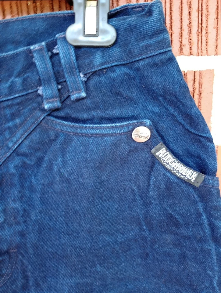 Vintage Rough Rider by Circle T Jeans Western Rodeo Bare Back Size 13/14 ×36" - Image 4 of 4