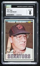 1967 Topps Frank Howard #255 CGC 8 2d2