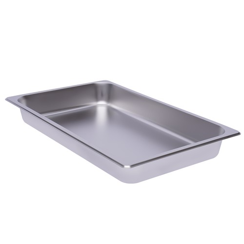 Edelstahl 6er Pack 2,5 Zoll Tiefe Restaurant Dampf Tisch Pfannen Gewerbe - Bild 11 von 15