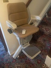 STANNAH 420 STAIRLIFT WITH POWER SWIVEL SEAT. Delivery and fitting available