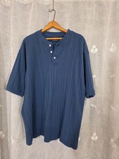 Blue Mens Pullover Shirt By Route 66 Size L