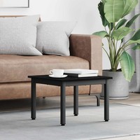 Couchtisch Schwarz Eichen-Optik 50 X 50 X 36 Cm Holzwerkstoff