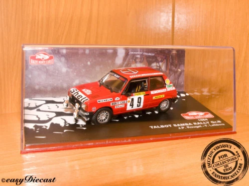 TALBOT SAMBA RALLY taille B ROUGET 1:43 MONTE-CARLO 1984 - Photo 1/1