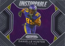 Danielle Hunter 2020 Panini Prizm Football NFL Unstoppable Insert Chrome Card #2
