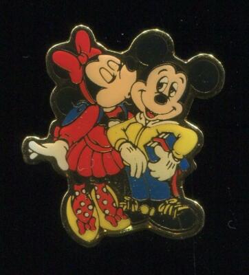 Minnie Kissing Mickey's Cheek Disney Pin 2276 | eBay