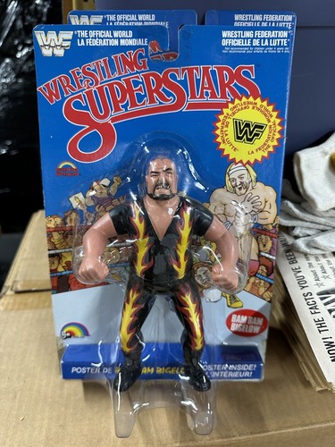LJN WWF Wrestling Superstars Bam Bam Bigelow Actio...