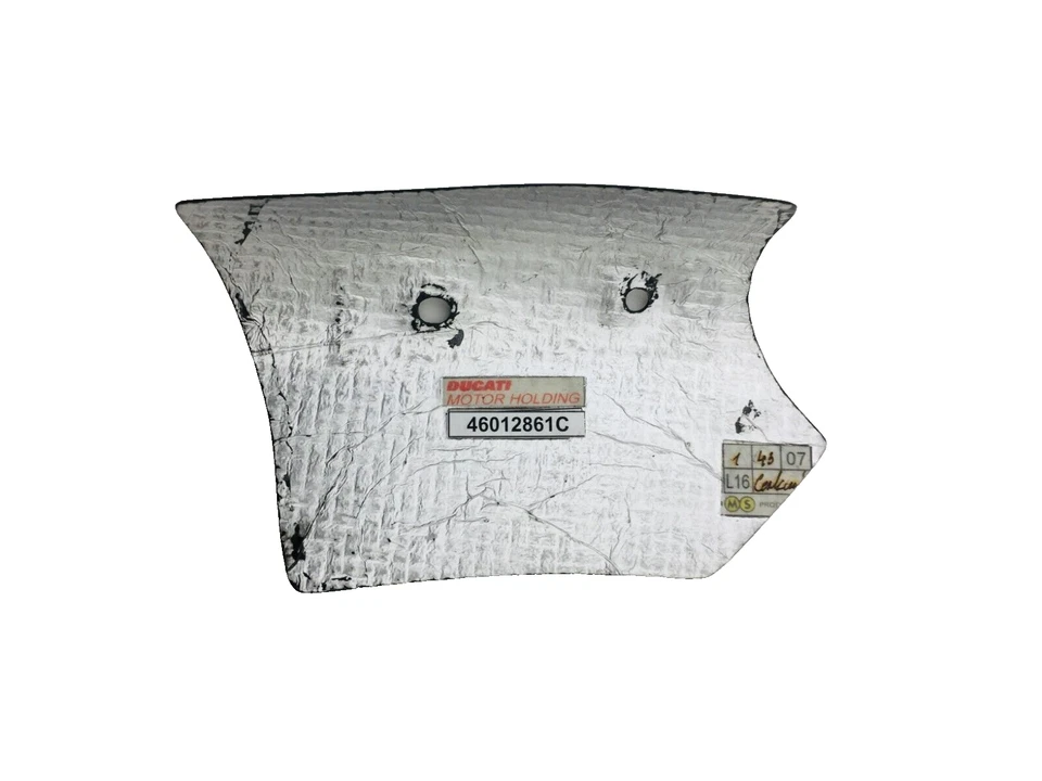 PARACALORE COLLETTORE DUCATI 1098 R 2009 CARBONIO NUOVO ORIGINALE CD 46012861C Foto 2 de 4