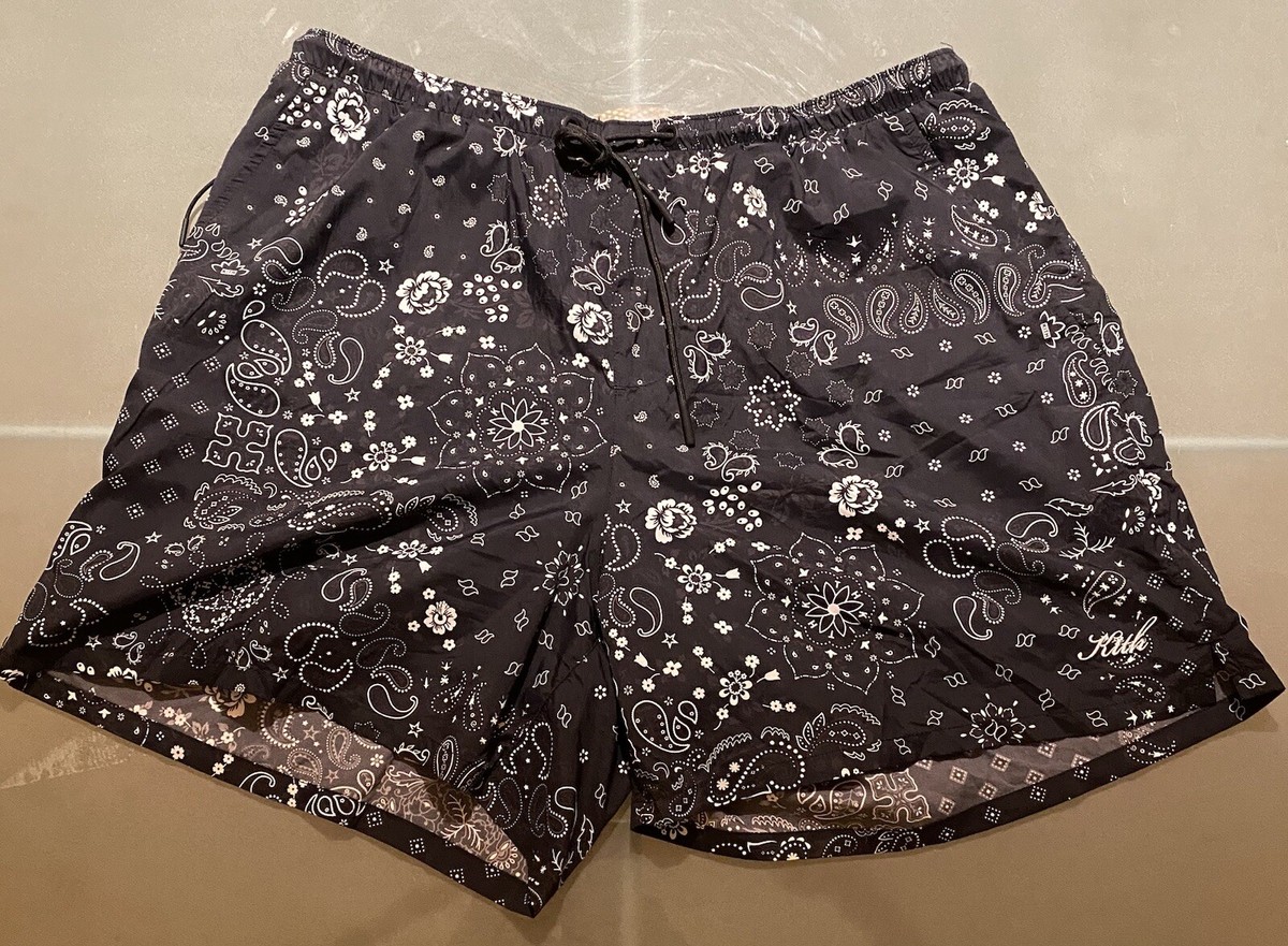 Kith Bandana Shorts sz Large Paris not anniversary mesh Kith Bandana Shorts sz Large Paris not anniversary mesh